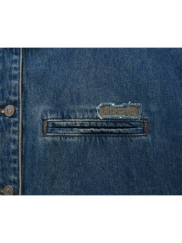 Logo One-Point Denim Blouson