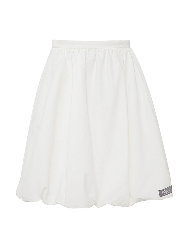 Cotton Nylon Volume Skirt