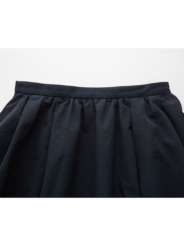 Cotton Nylon Volume Skirt