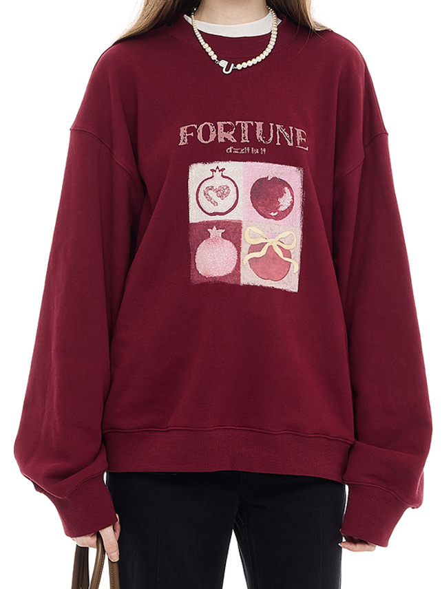 Beads Design Fruits Sweatshirt