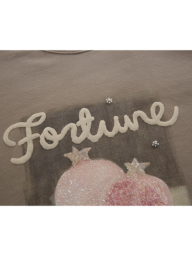 Beads Design Fruits Sweatshirt