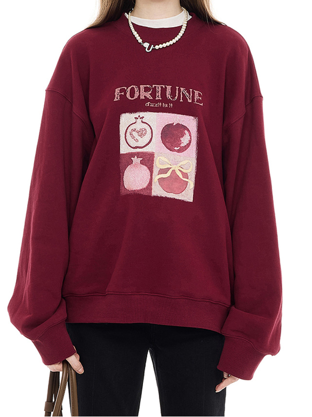 Beads Design Fruits Sweatshirt