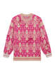 Pink Pattern Design Knit
