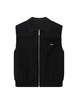 Reversible Zipper Sleeveless Blouson