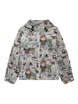 Illustration Printed Nylon Blouson