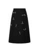 Beads & Tulle Cat Design Flare Skirt