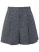 Checkered Tuck Short Pants