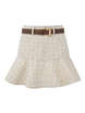 POP Pattern Denim Flare Skirt