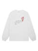 Heart & Letter Printed Long Sleeves T-Shirt