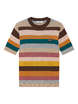 Retro Multi Color Stripe Knit