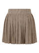 Pleats Glitter Knit Skirt