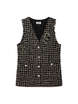 Plaid Tweed Vest