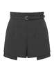 Belted Gray Short Pants