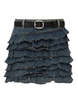 Frill Denim Skirt