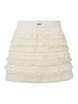 White Lace Frill Skirt