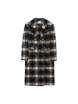 Shaggy Plaid Coat