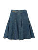 Logo One-Point Denim Skirt